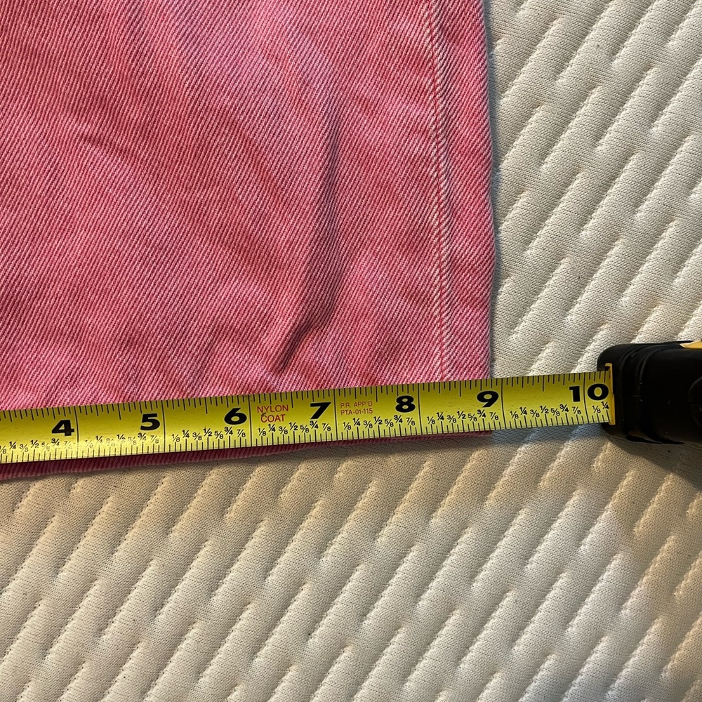 Madewell Pink High-Rise Straight Jeans - Picture 11 of 14